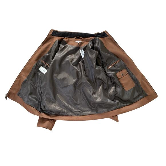 Peter Millar Mens Westport Wool Cashmere Bomber Jacket Size XXL Brown Luxury NWT - Picture 8 of 14